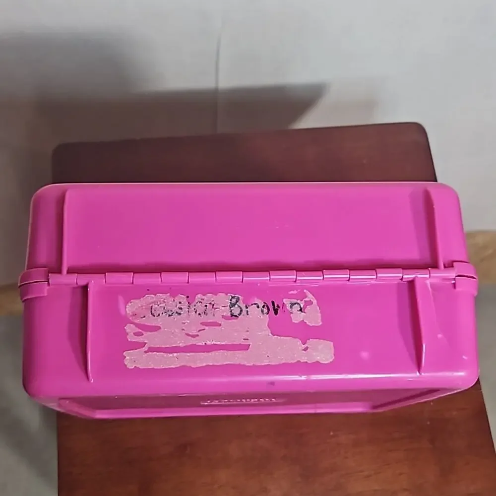 Vintage 1990s Barbie Pink Plastic Lunch Box by Thermos Retro 90s Girls Toy